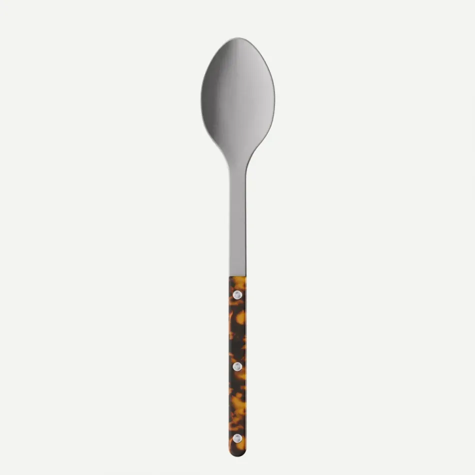 Bistrot Vintage Faux Tortoise Serving Spoon 10.25"