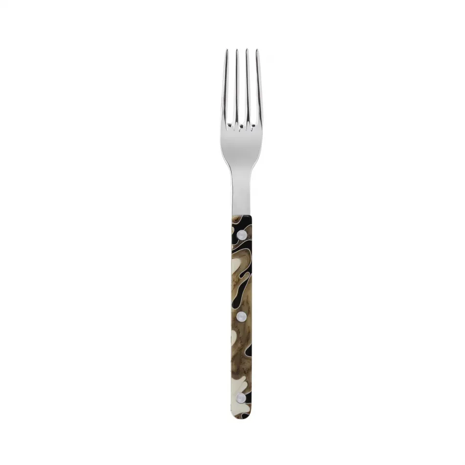 Bistrot Shiny Dune Black Dinner Fork 8.5"