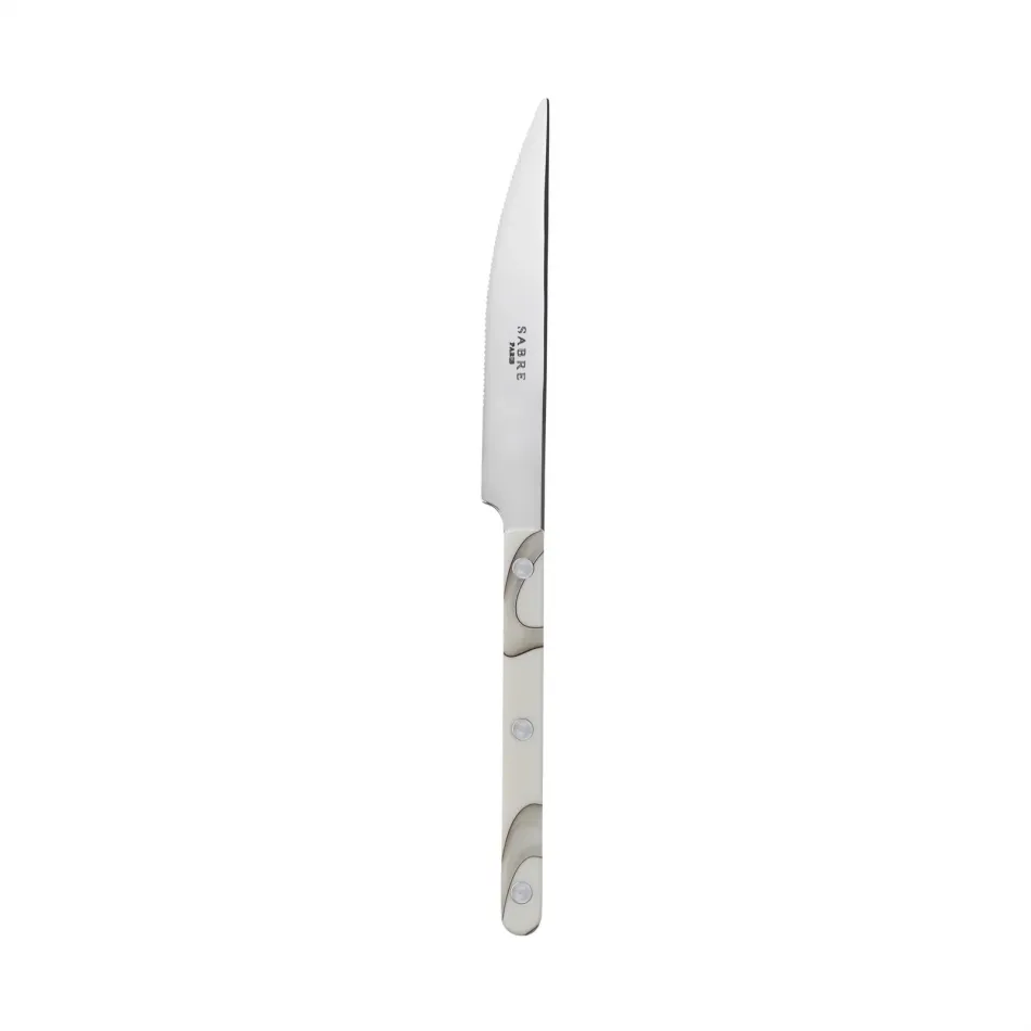 Bistrot Shiny Dune Ivory Dinner Knife 9.25"