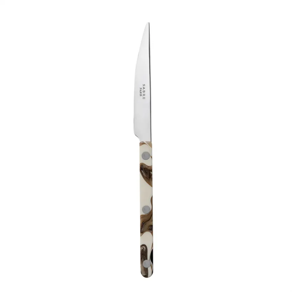 Bistrot Shiny Dune Black Dessert Knife 7.75" 8"