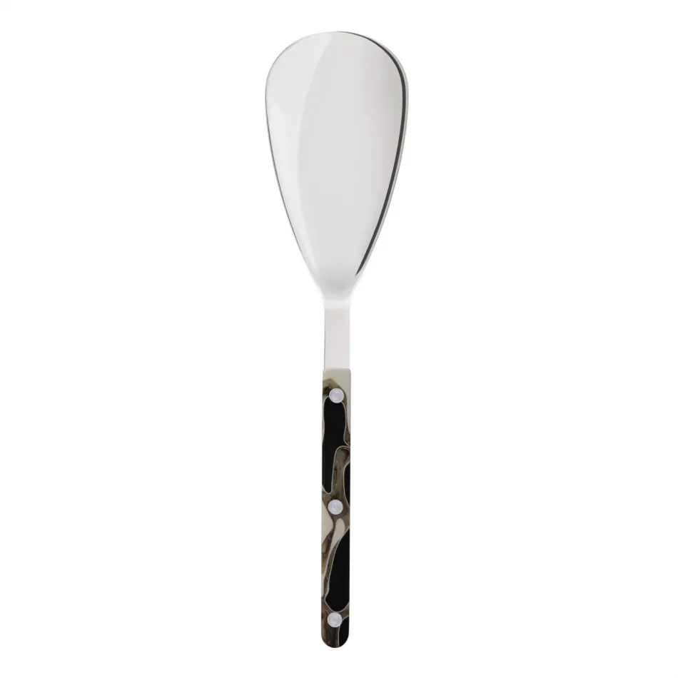 Bistrot Shiny Dune Black Rice Serving Spoon 10.5"