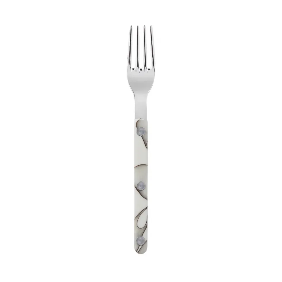 Bistrot Shiny Dune Ivory Cake Fork 6"