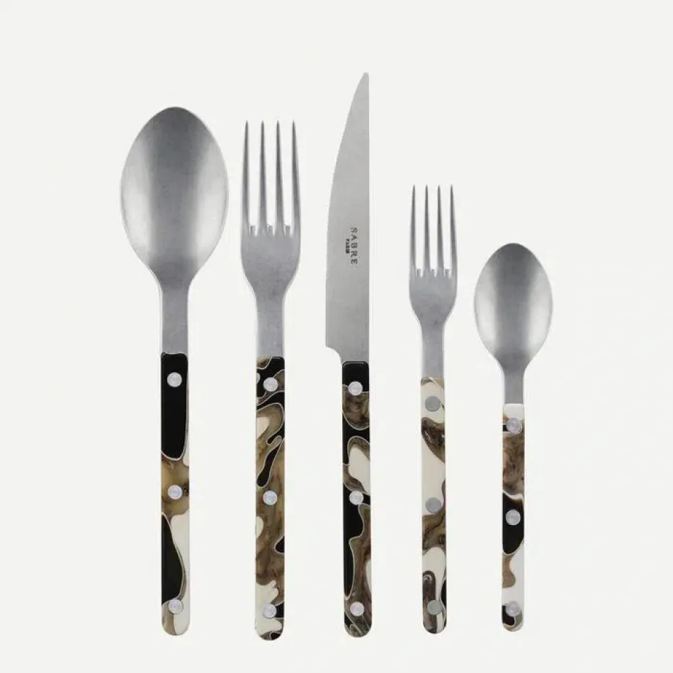 Bistrot Vintage Dune Black Flatware