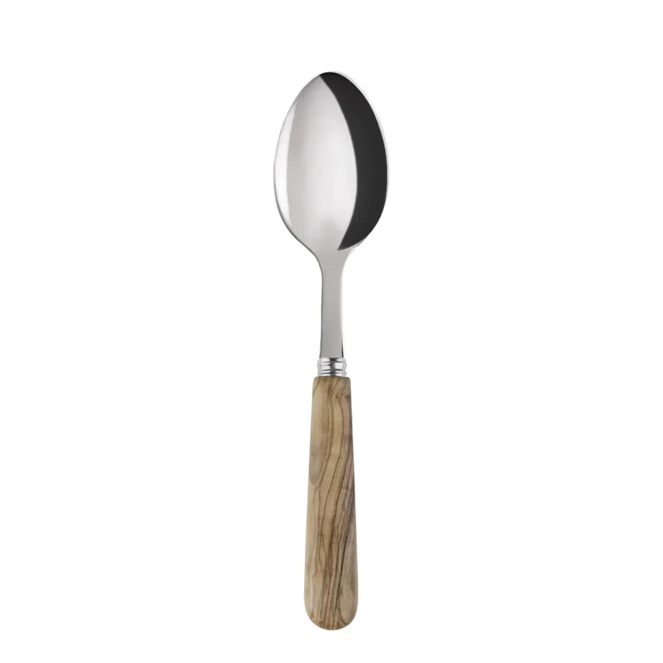 Lavandou Olive Tree Wood Dessert Spoon 7.5"