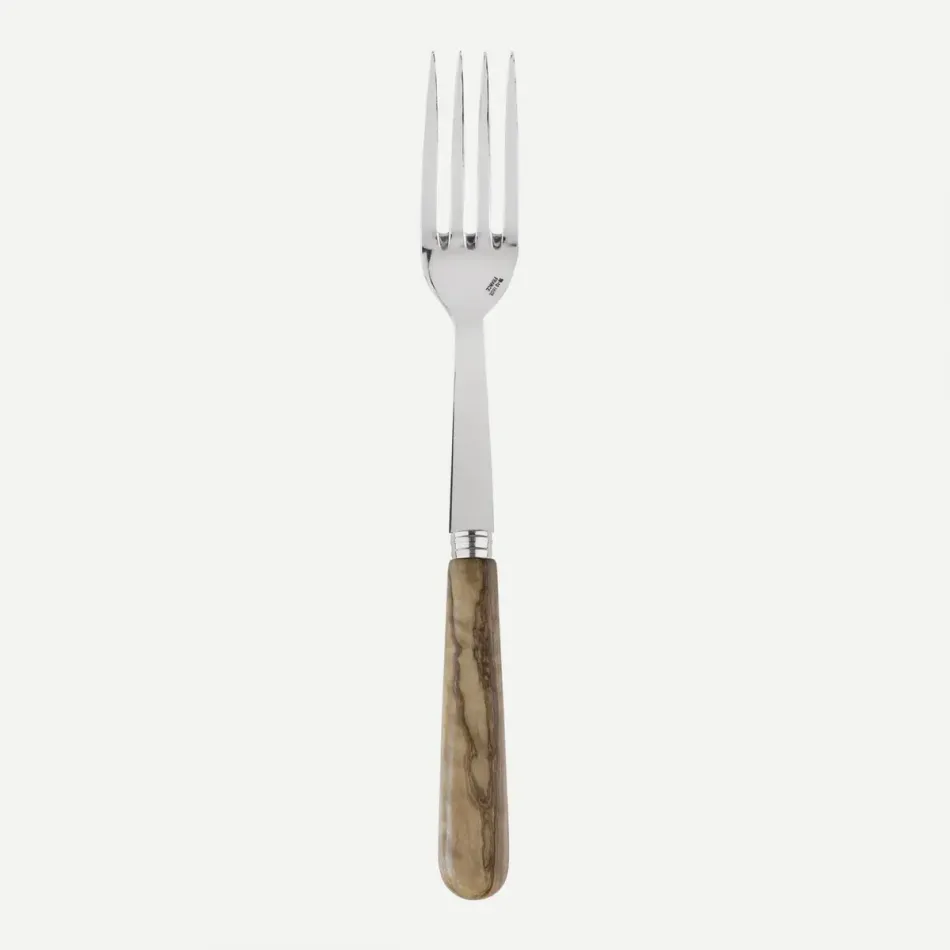 Lavandou Olive Tree Wood Serving Fork 10"1/4