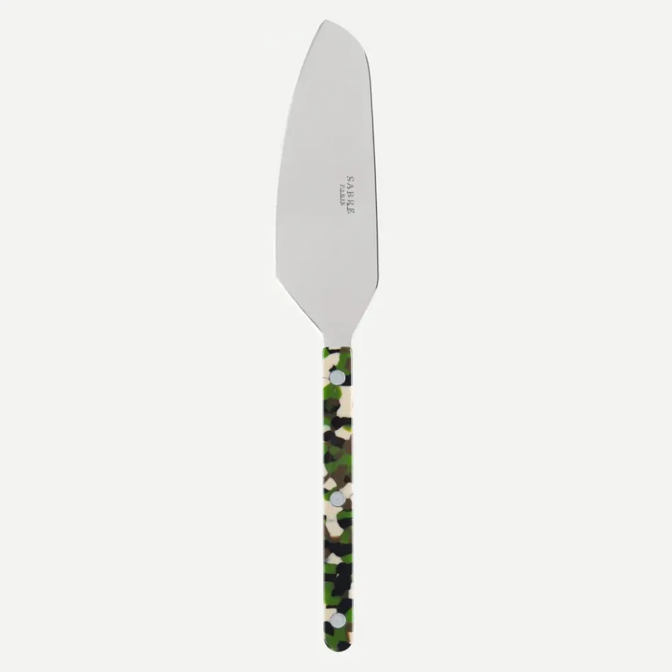 Bistrot Camouflage Green Tart Slicer 10"