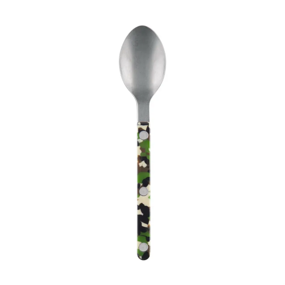 Bistrot Vintage Camouflage Green Teaspoon 6"