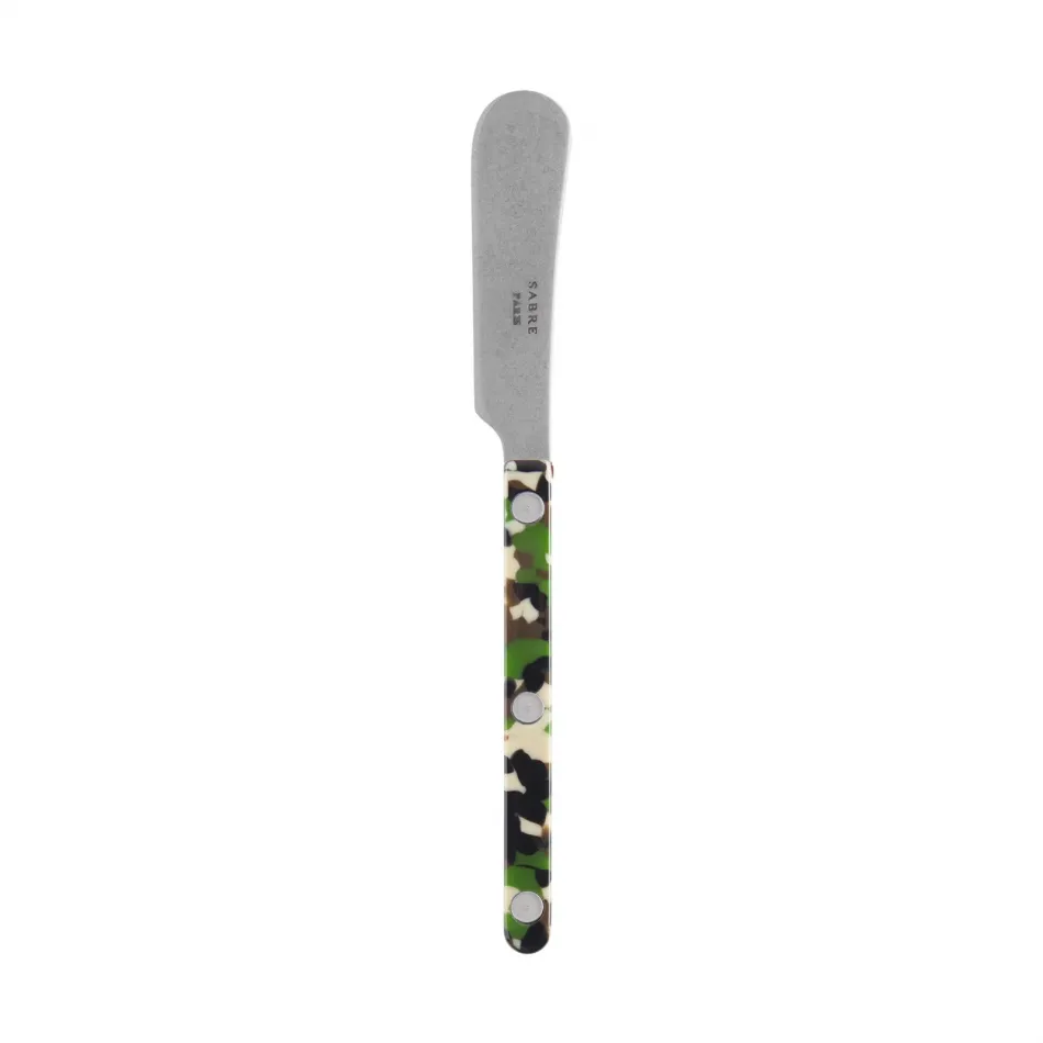 Bistrot Vintage Camouflage Green Butter Spreader 5.5"