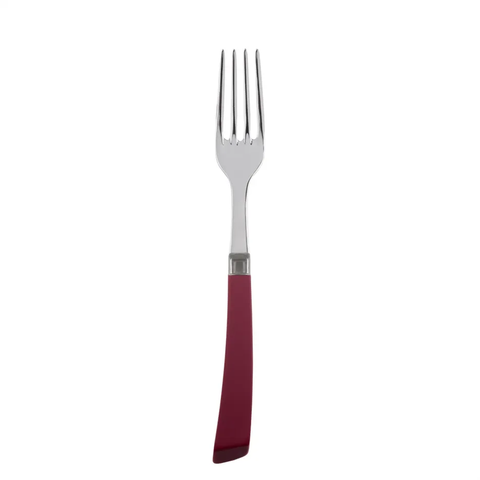 Numero 1 Burgundy Dinner Fork 8.5"