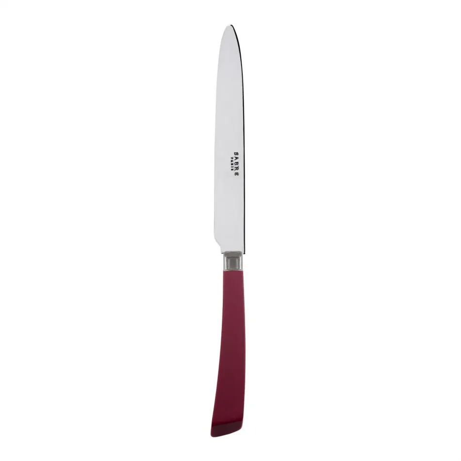 Numero 1 Burgundy Dinner Knife 9.25"