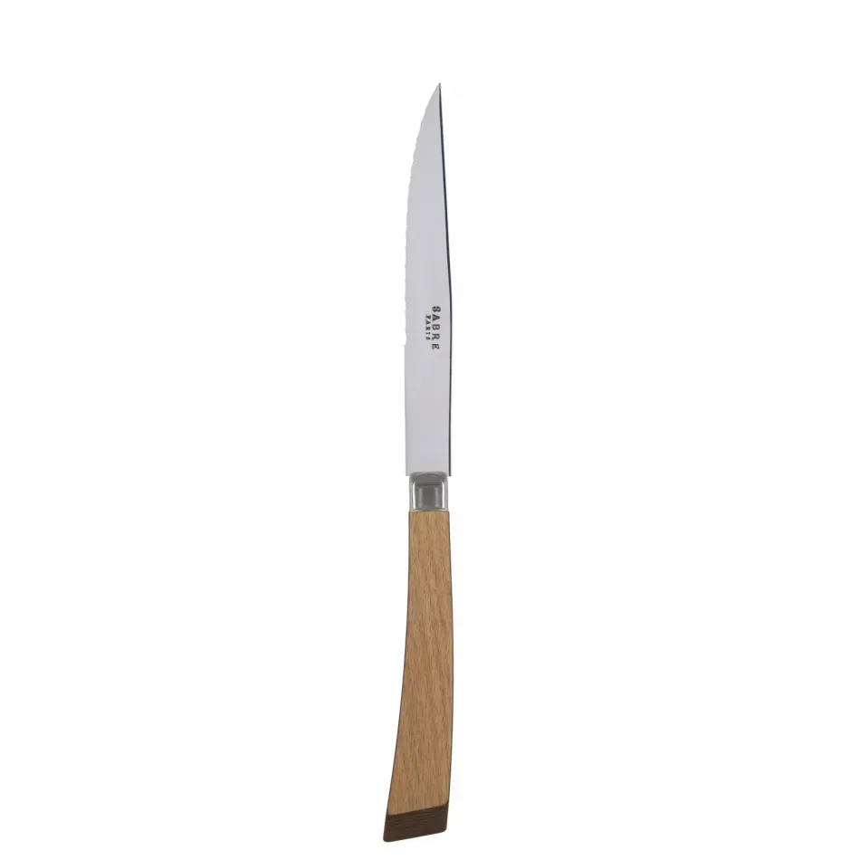 Numéro 1 Light Wood Steak Knife 9"