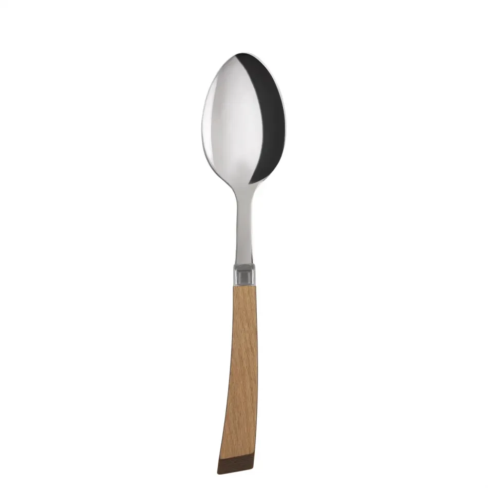 Numéro 1 Light Wood Dessert Spoon 7.5"