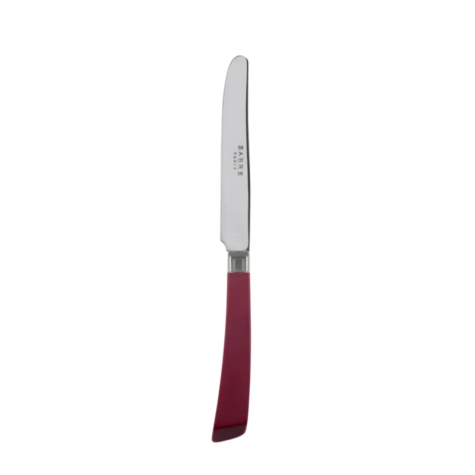 Numero 1 Burgundy Breakfast Knife 6.75"