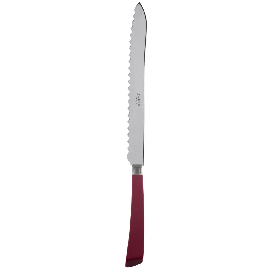 Numero 1 Burgundy Bread Knife 11"