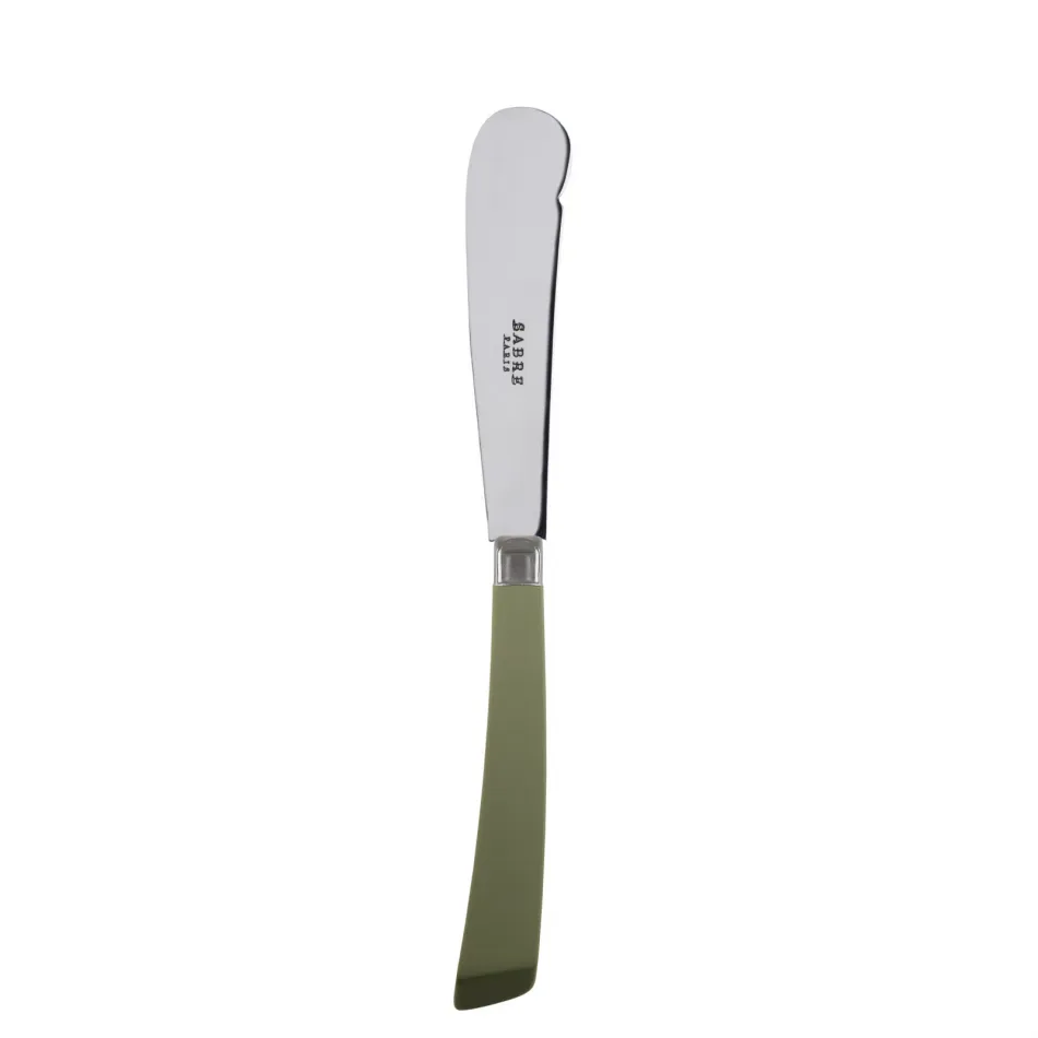 Numero 1 Green Fern Butter Knife 7.75"