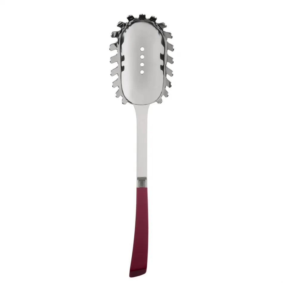 Numero 1 Burgundy Spaghetti Spoon 11.5"