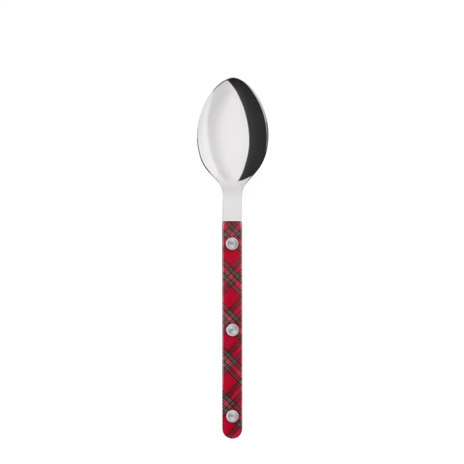 Bistrot Tartan Red Dessert Spoon 7.5"