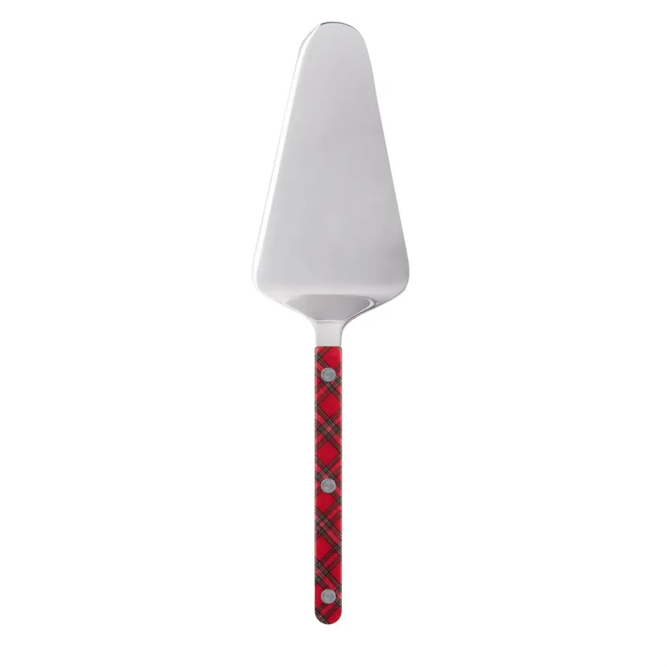 Bistrot Tartan Red Tart Slicer 10"