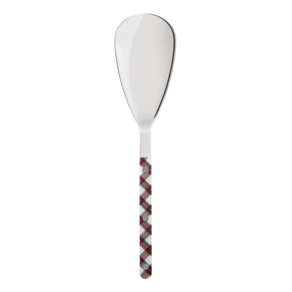 Bistrot Tartan White Rice Serving Spoon 10.5"