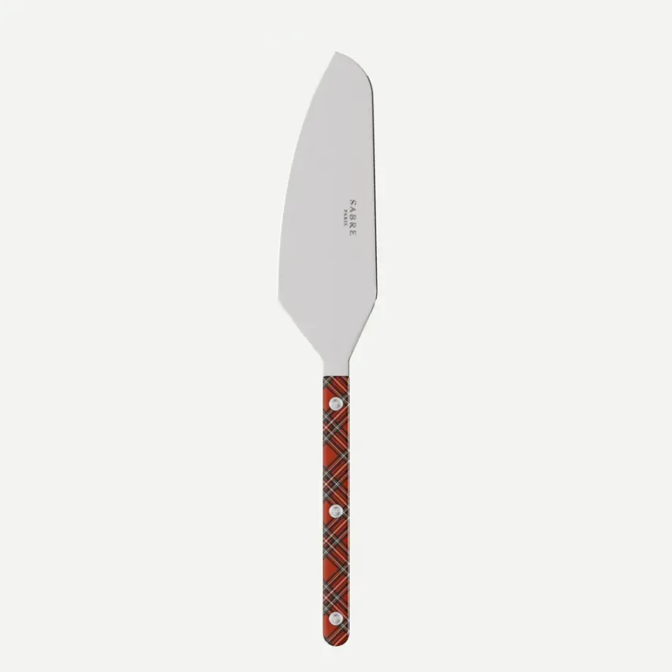 Bistrot Tartan Red Tart Slicer 10"