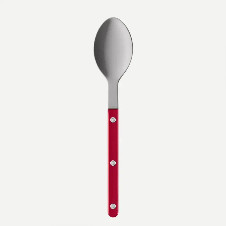 Bistrot Vintage Pearly Red Soup Spoon 8.5"