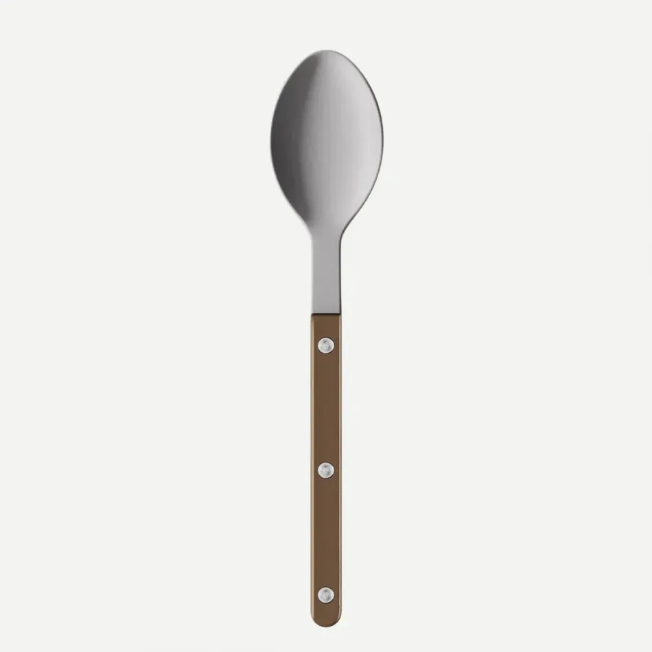 Bistrot Vintage Pearly Brown Soup Spoon 8.5"