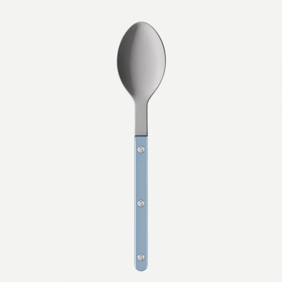 Bistrot Vintage Pearly Light Blue Soup Spoon 8.5"