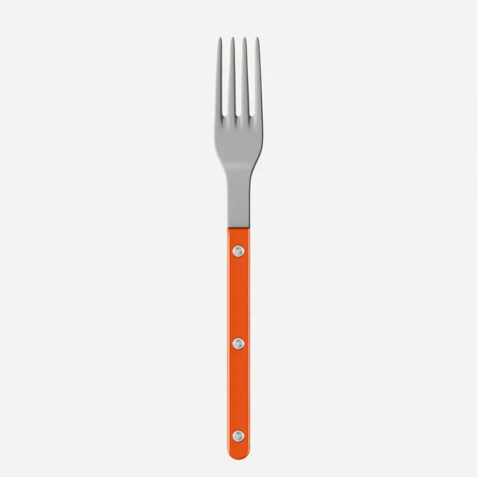 Bistrot Vintage Pearly Orange Dinner Fork 8.5"