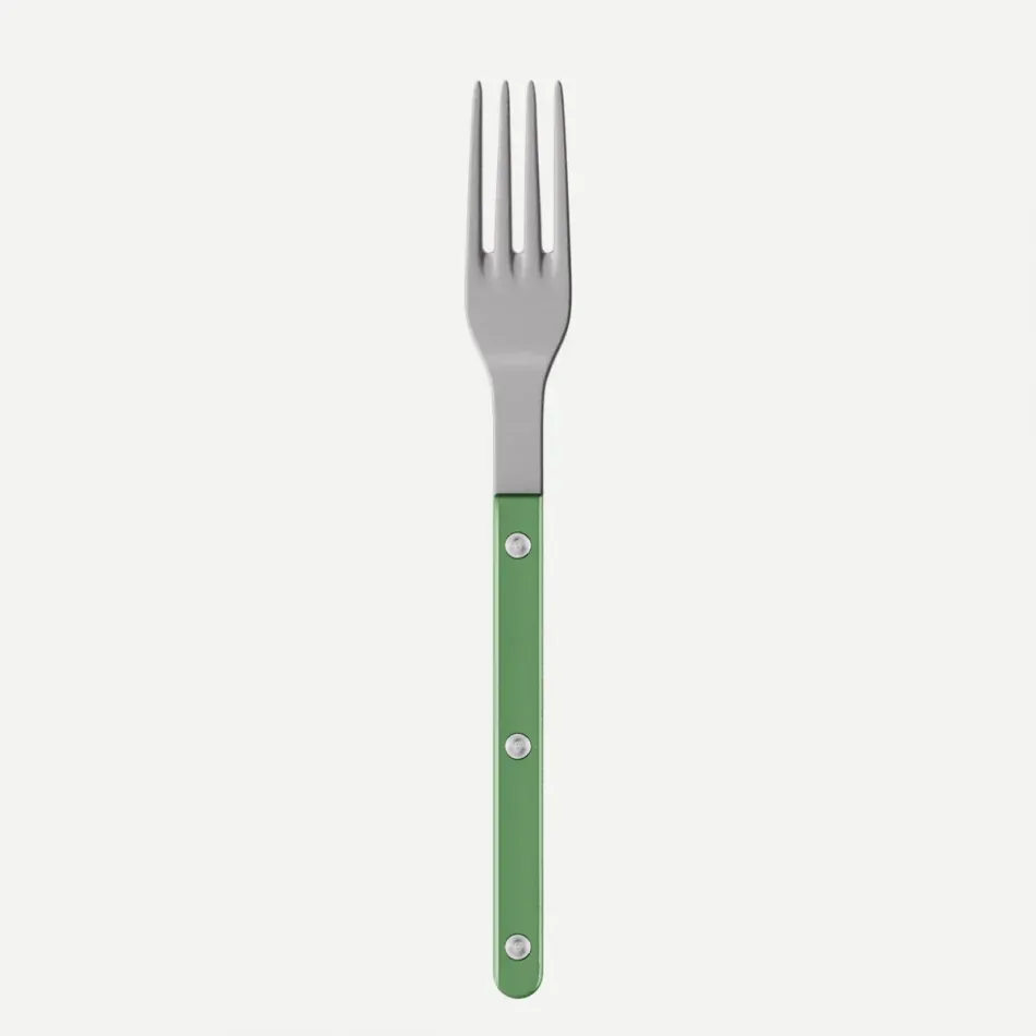 Bistrot Vintage Pearly Garden Green Dinner Fork 8.5"