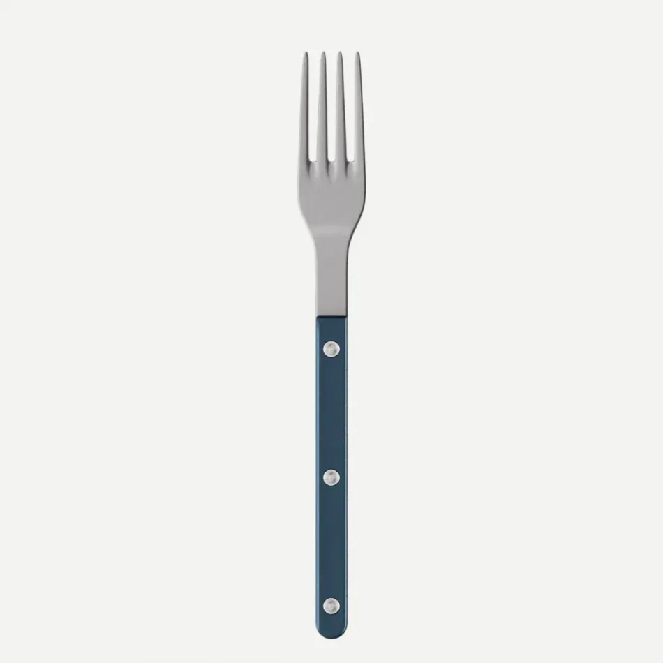 Bistrot Vintage Pearly Steel Blue Dinner Fork 8.5"