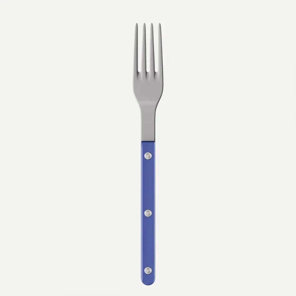 Bistrot Vintage Pearly Lapis Blue Dinner Fork 8.5"