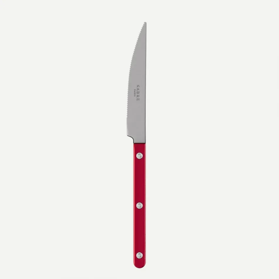 Bistrot Vintage Pearly Red Dinner Knife 9.25"
