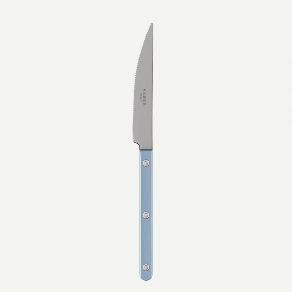 Bistrot Vintage Pearly Light Blue Dinner Knife 9.25"