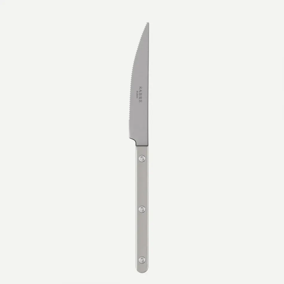 Bistrot Vintage Pearly Grey Dinner Knife 9.25"