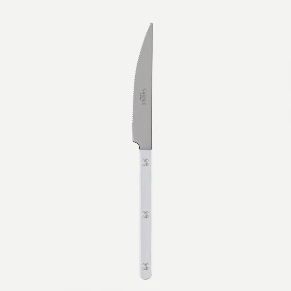 Bistrot Vintage Pearly White Dinner Knife 9.25"