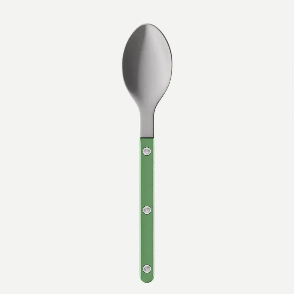 Bistrot Vintage Pearly Garden Green Teaspoon 6"