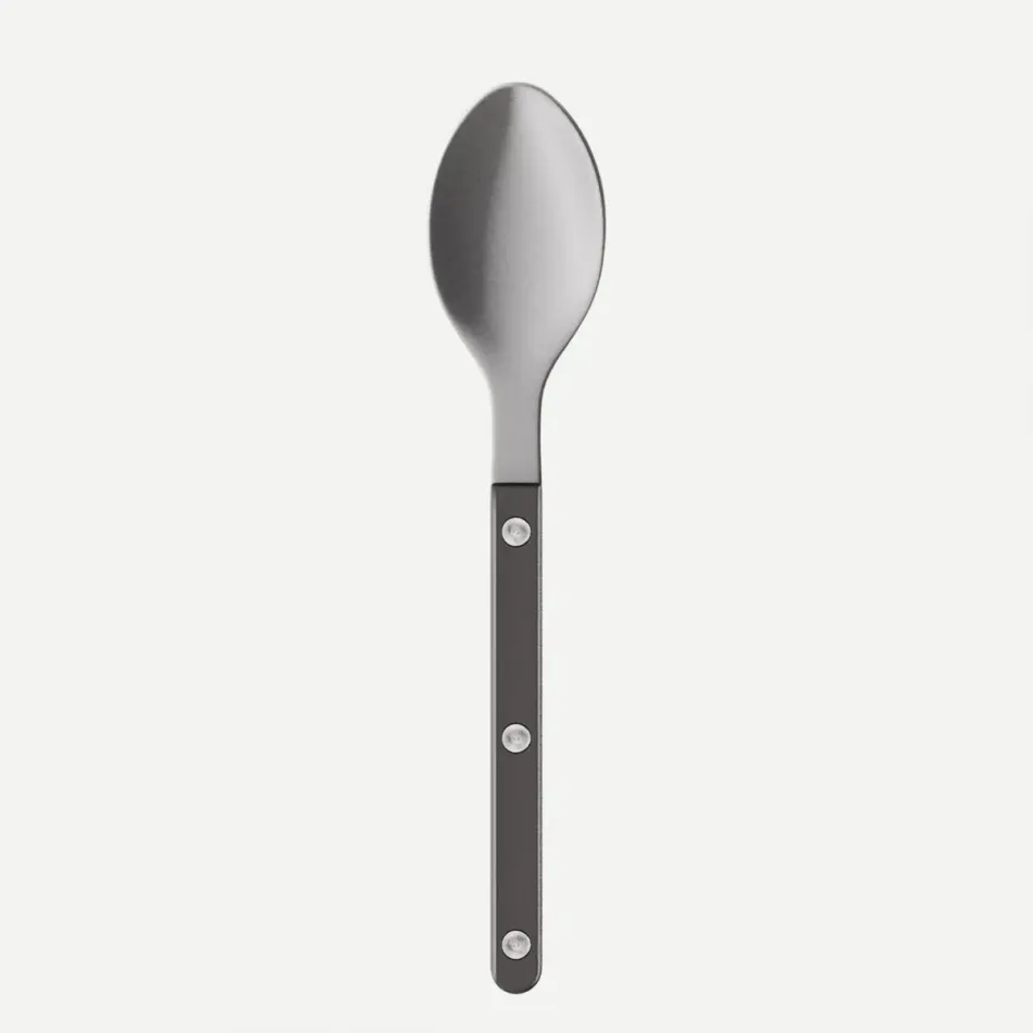 Bistrot Vintage Pearly Dark Grey Teaspoon 6"