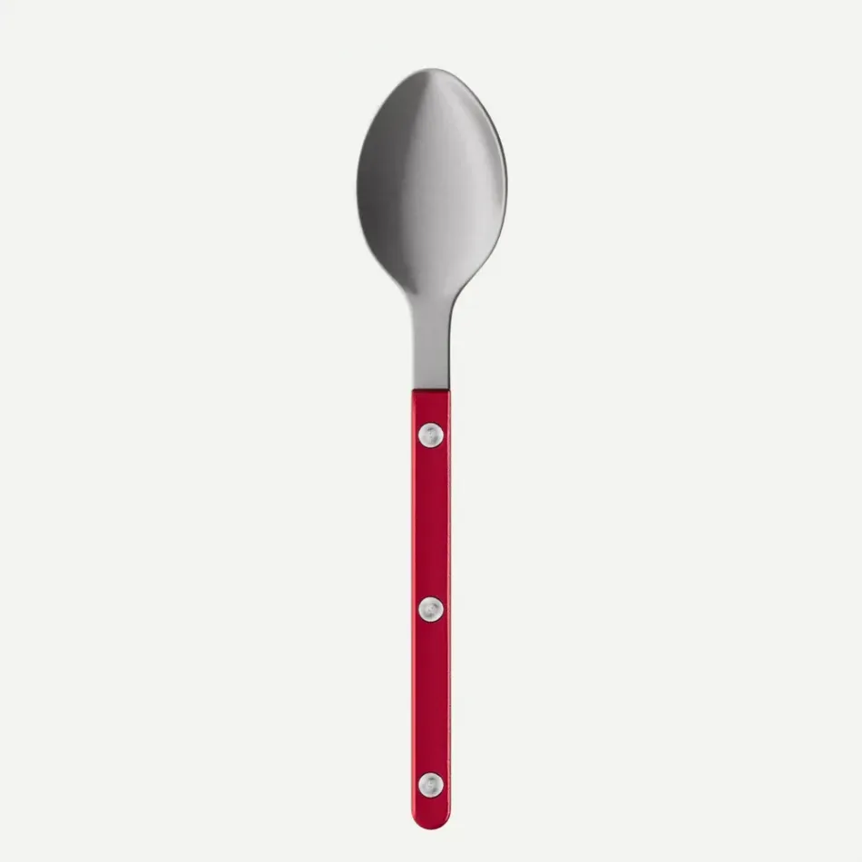 Bistrot Vintage Pearly Red Dessert Spoon 7.5"