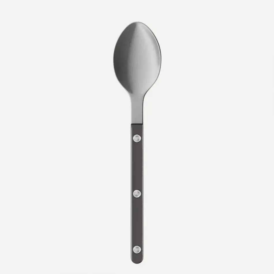 Bistrot Vintage Pearly Dark Grey Dessert Spoon 7.5"