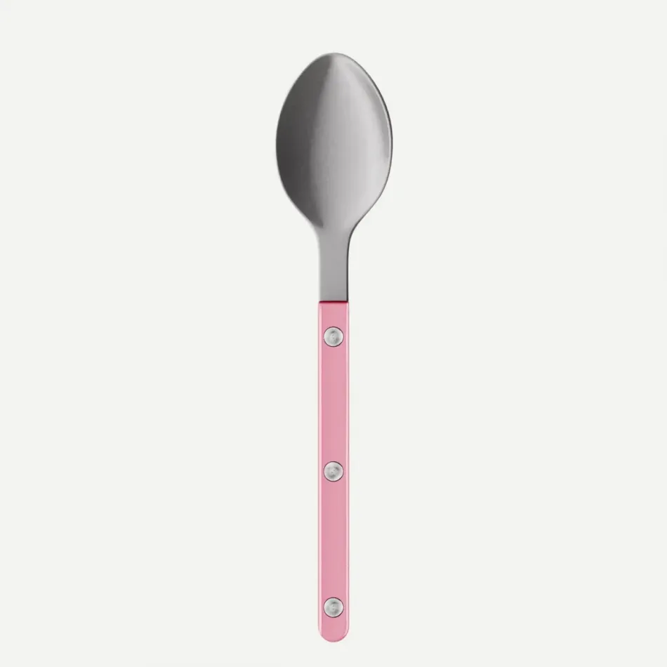 Bistrot Vintage Pearly Soft Pink Dessert Spoon 7.5"