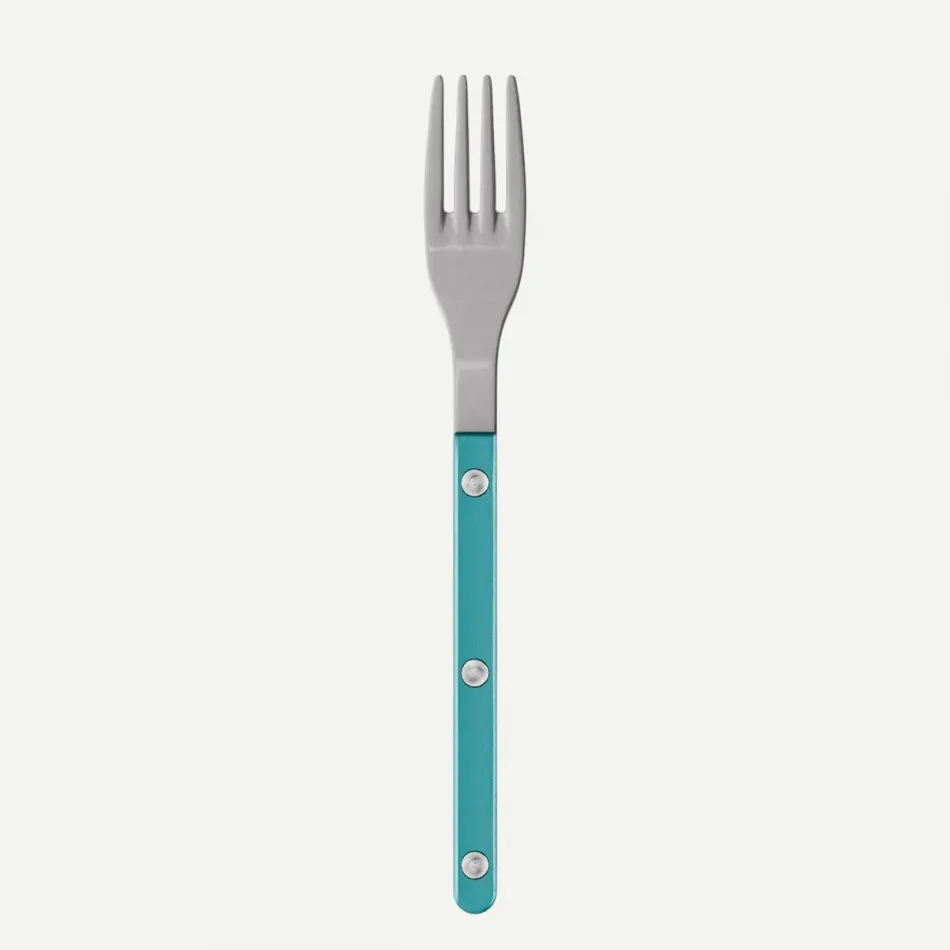 Bistrot Vintage Pearly Turquoise Salad Fork 7.5"