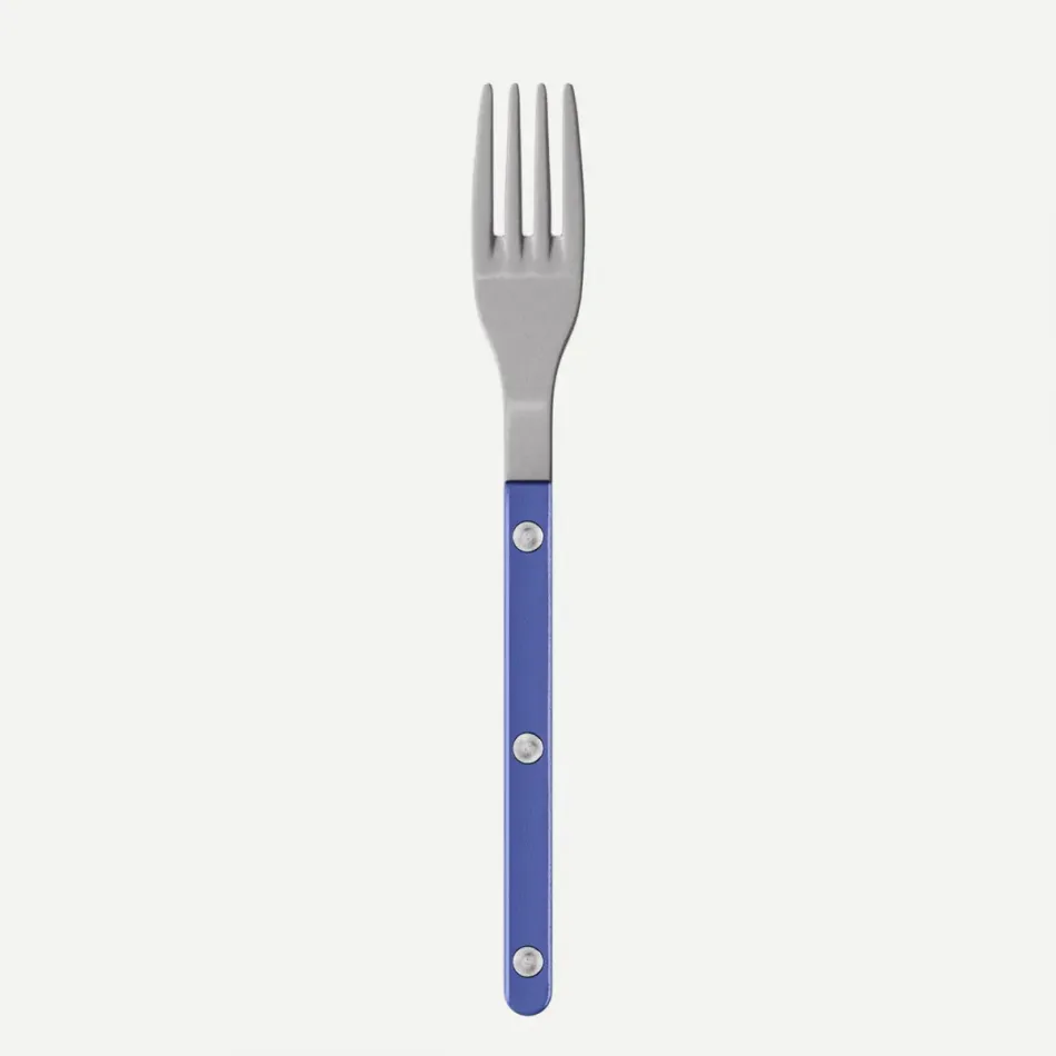 Bistrot Vintage Pearly Lapis Blue Salad Fork 7.5"