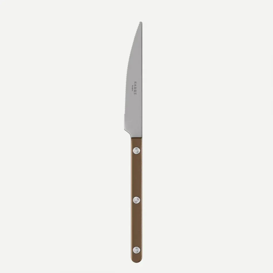 Bistrot Vintage Pearly Brown Dessert Knife 8"