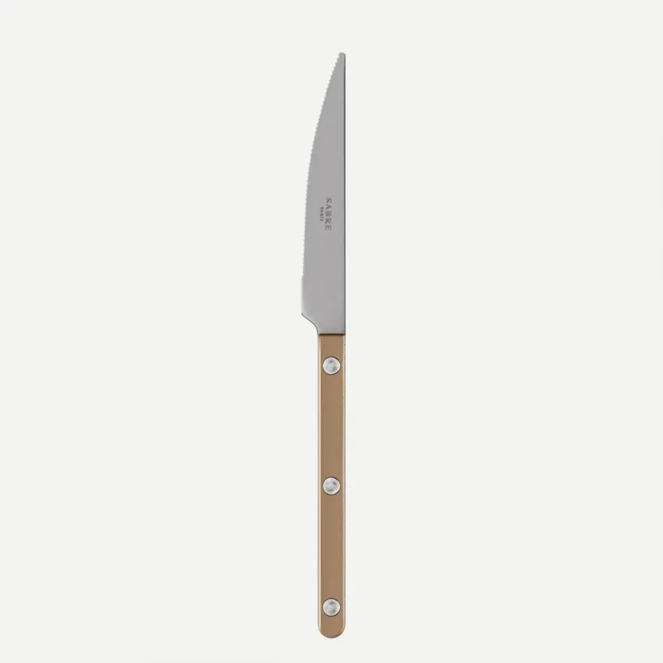 Bistrot Vintage Pearly Caramel Dessert Knife 8"