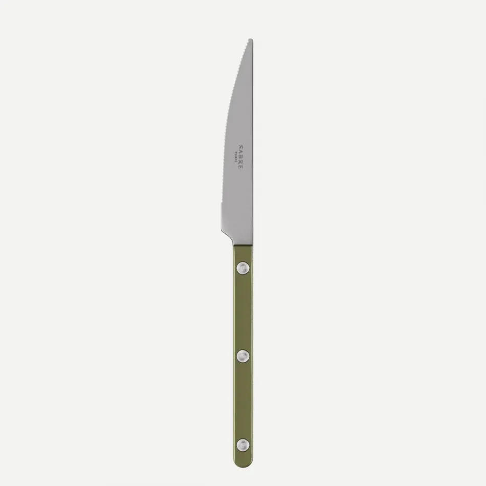 Bistrot Vintage Pearly Olive Dessert Knife 8"