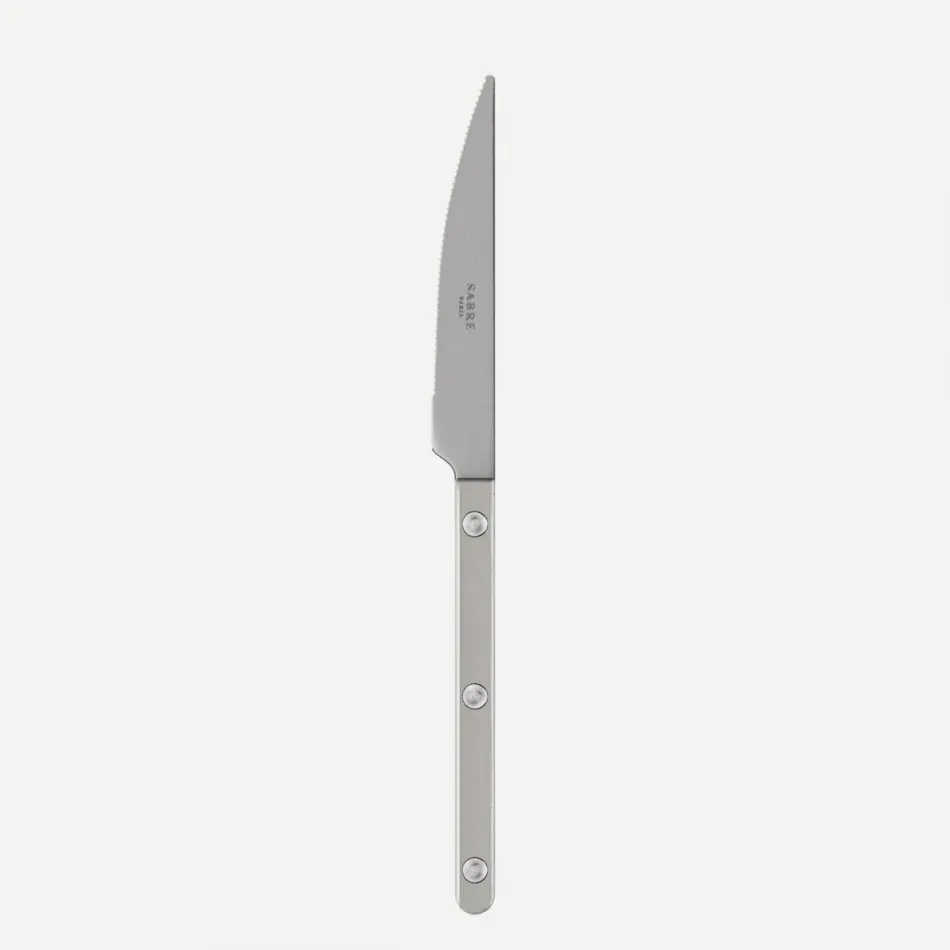 Bistrot Vintage Pearly Grey Dessert Knife 8"