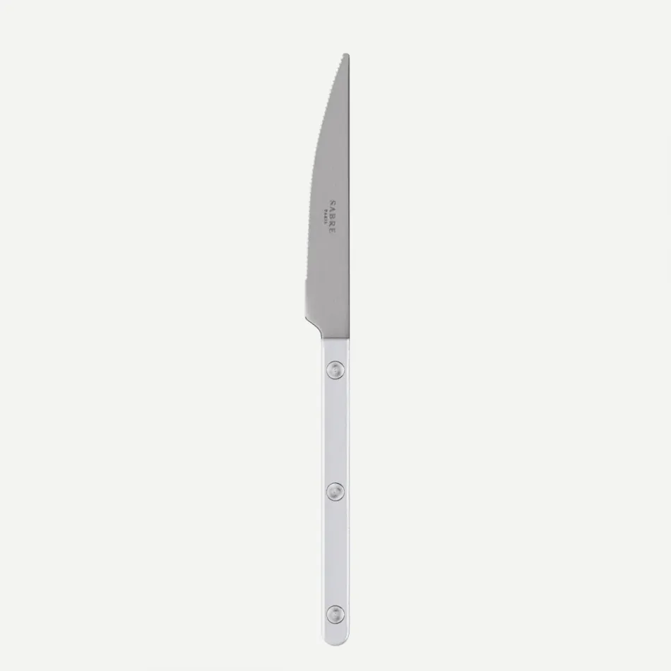 Bistrot Vintage Pearly White Dessert Knife 8"
