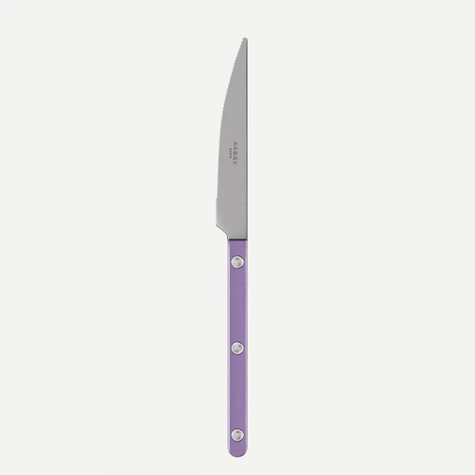 Bistrot Vintage Pearly Purple Dessert Knife 8"