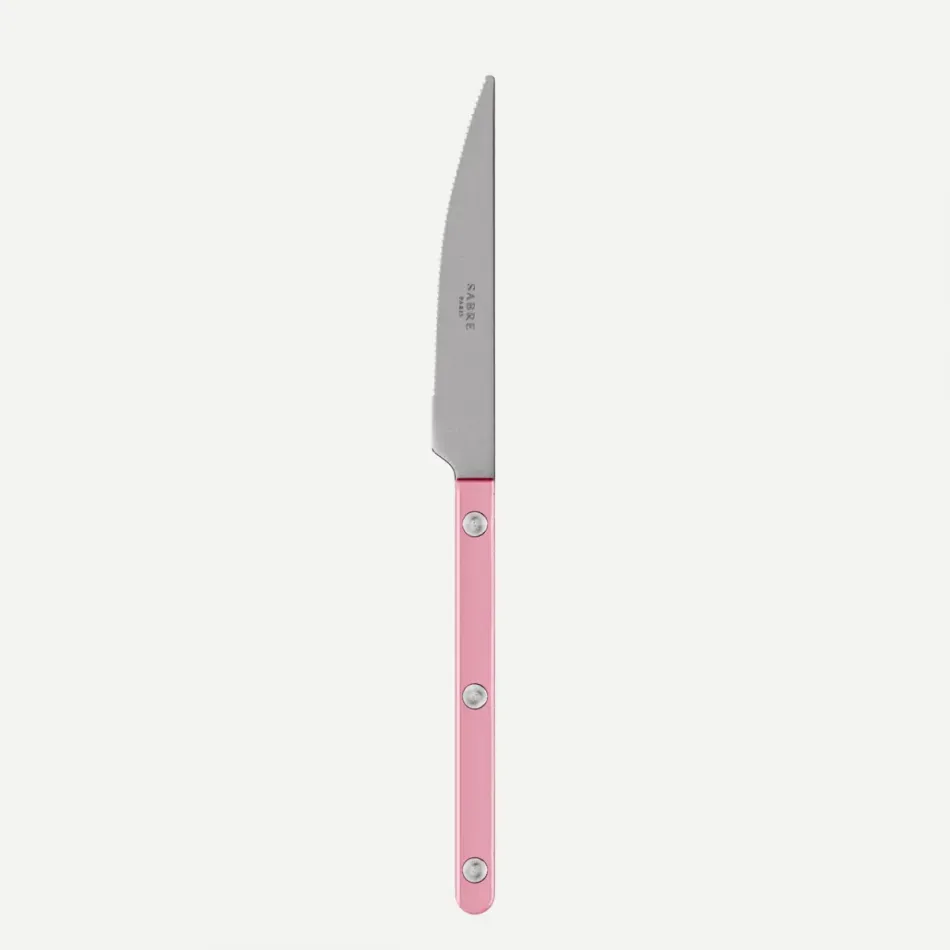 Bistrot Vintage Pearly Soft Pink Dessert Knife 8"