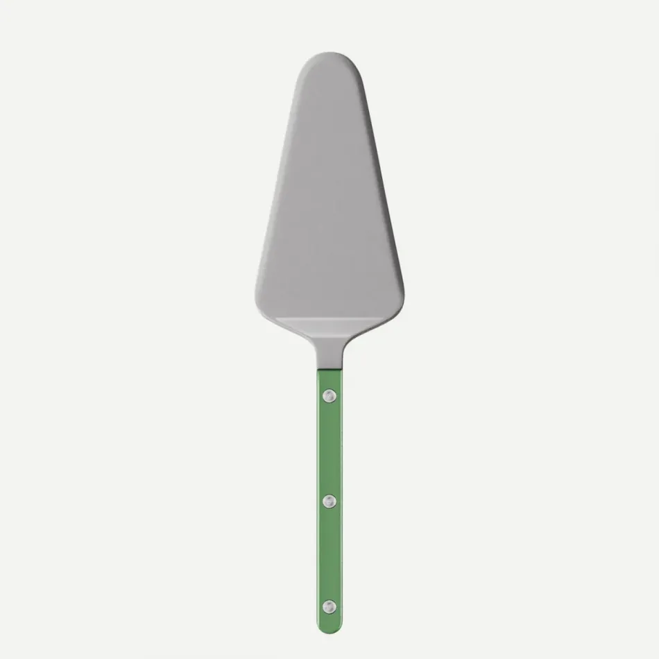 Bistrot Vintage Pearly Garden Green Tart Server 10"